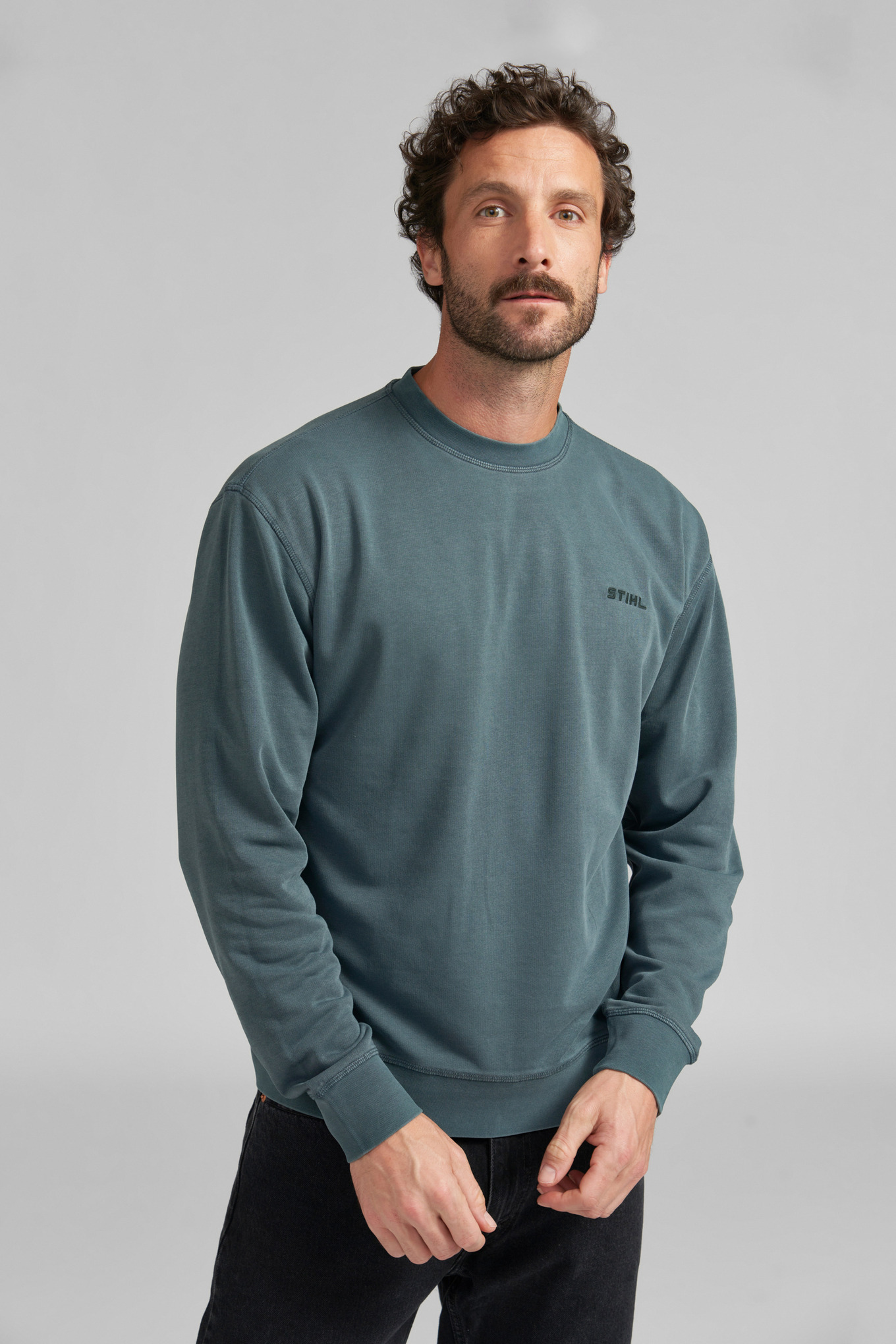 Sweatshirt PIGMENT DYE PETROL Unisex